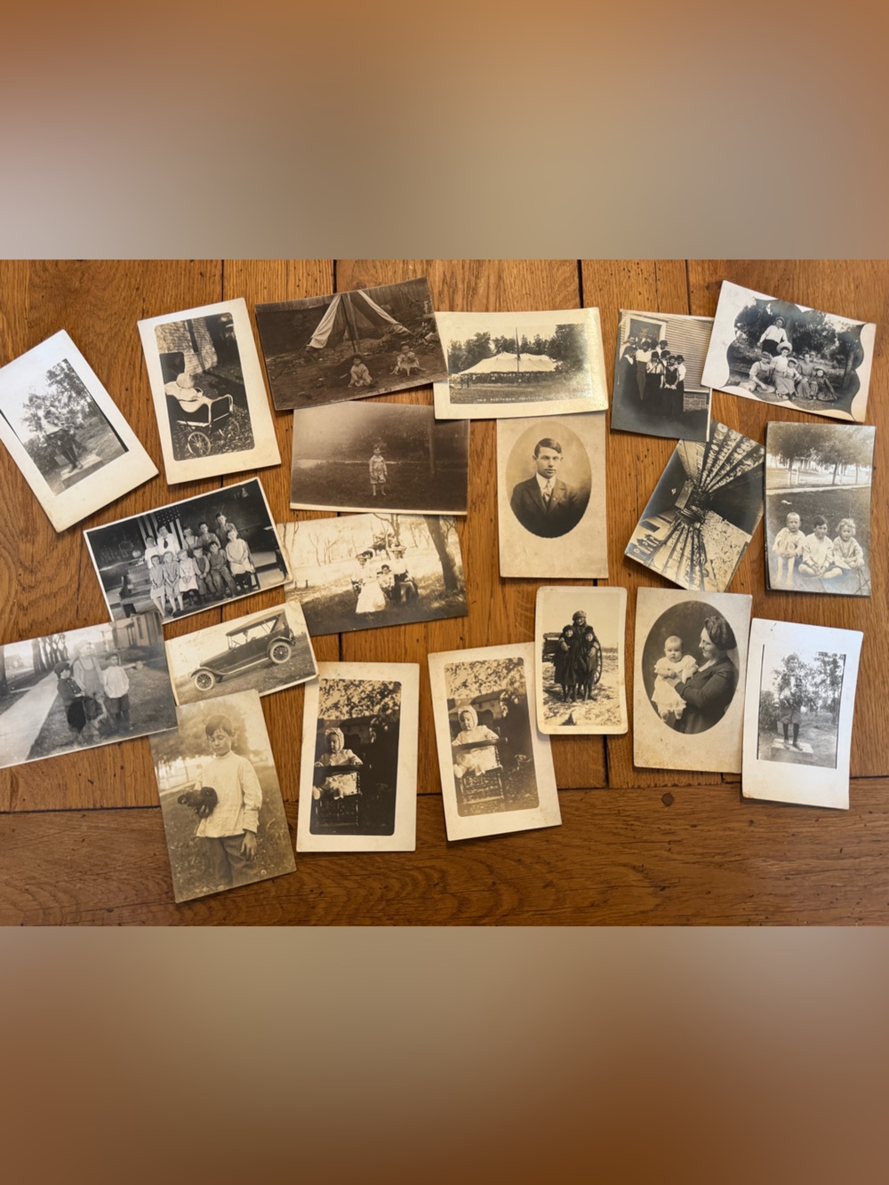 Vintage Black and White Photographs Collection - Real photo postcards